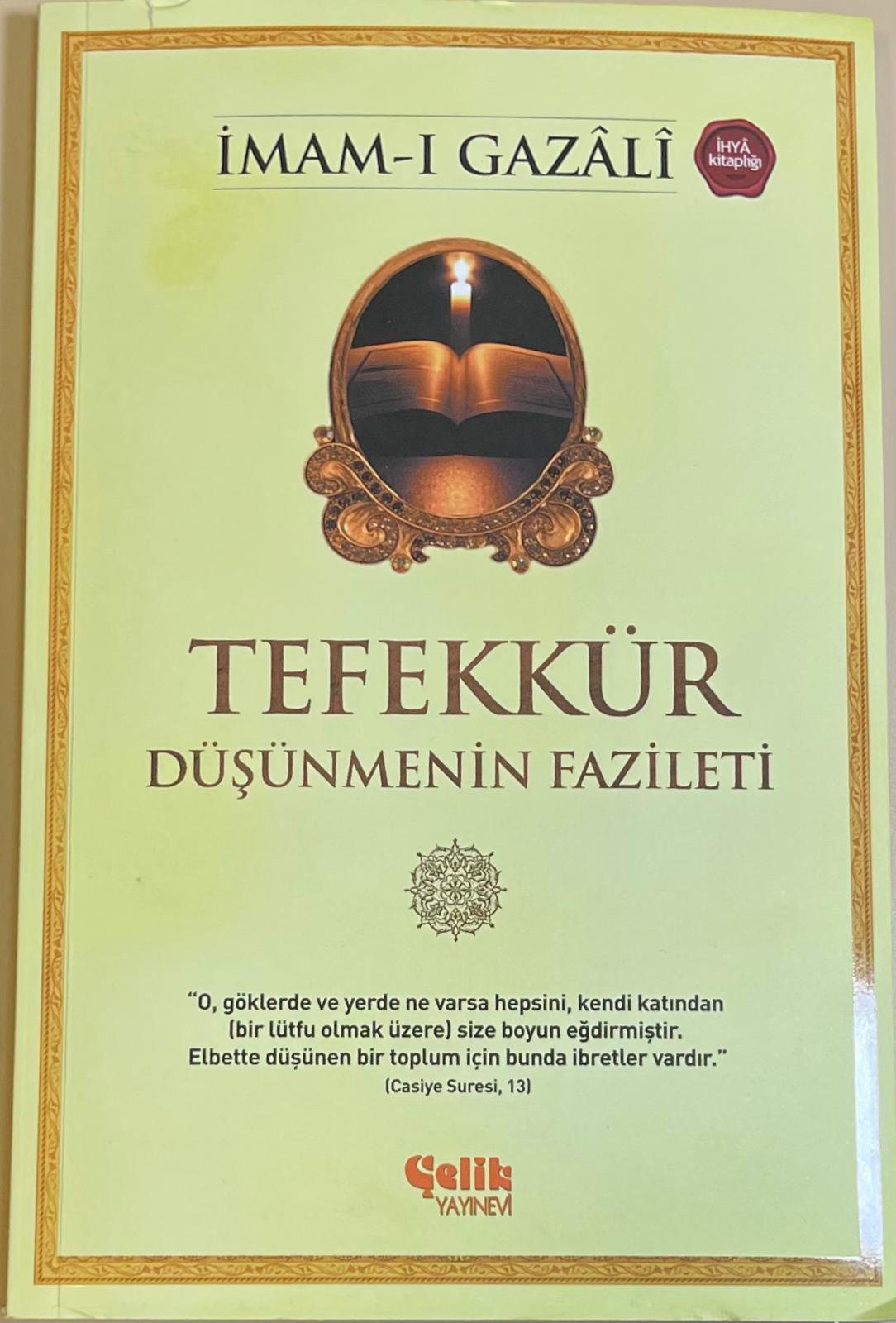 TEFEKKÜR
DÜSÜNMENIN  FAZILETI